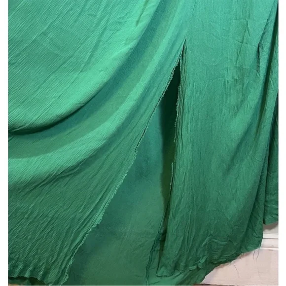 NWT Free People: Look into the Sun Maxi dress. Large. Green. SOLD OUT - Picture 9 of 10